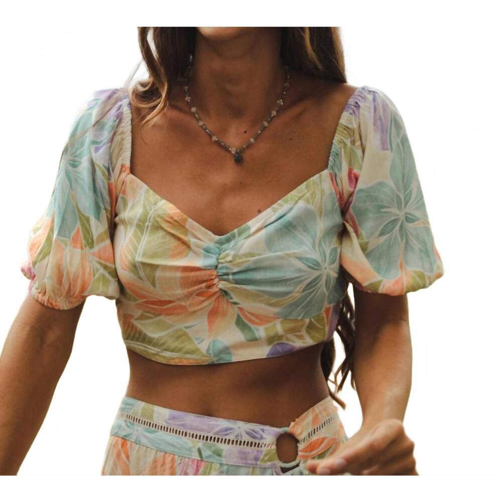 NEW Z&L EUROPE glowing bloom top in multi